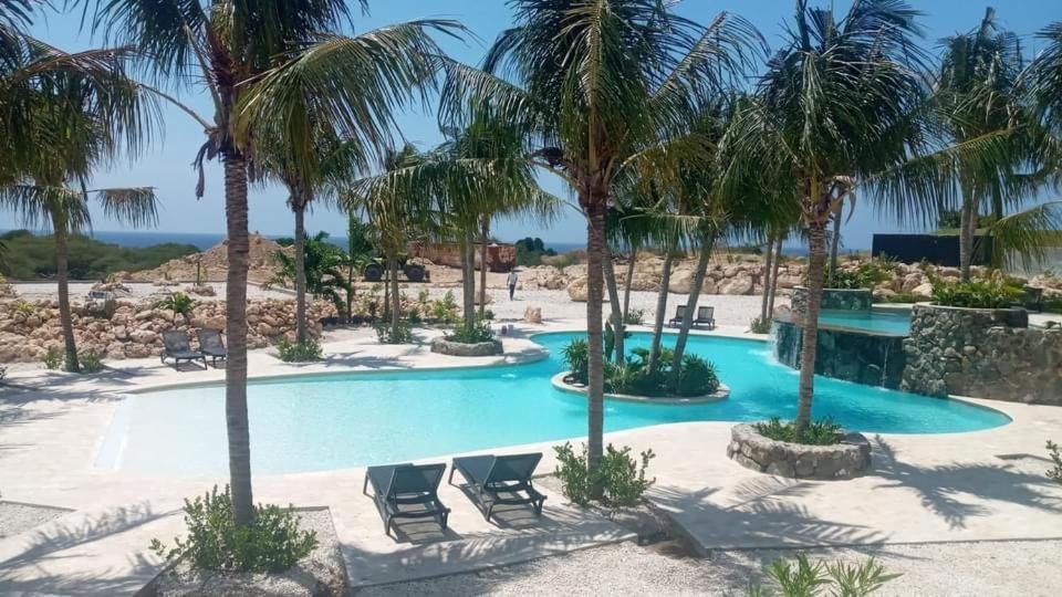 Blue Bay Penthouse Reef 5, Beach Golf Pool Dive With Ocean View Dorp Dorp Sint Michiel Kültér fotó