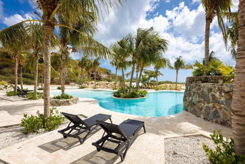 Blue Bay Penthouse Reef 5, Beach Golf Pool Dive With Ocean View Dorp Dorp Sint Michiel Kültér fotó