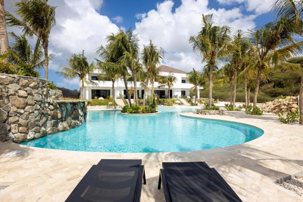 Blue Bay Penthouse Reef 5, Beach Golf Pool Dive With Ocean View Dorp Dorp Sint Michiel Kültér fotó
